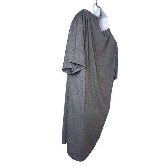 Under Armour Men's T-Shirt L Grey Loose Fit Heatgear Performance Sporty Tech Top - Picture 3 of 7